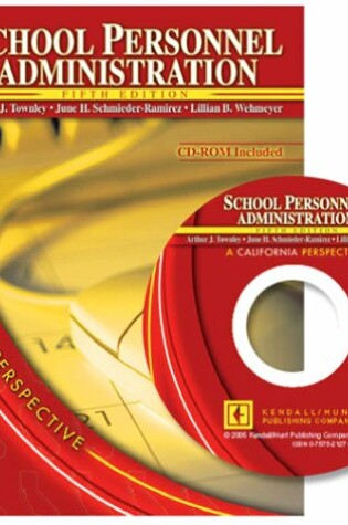 Cover of SCHOOL PERSONNEL ADMINISTRATION: A CALIFORNIA PERSPECTIVE W/ CD