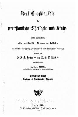 Book cover for Realencyklopadie fur protestantische theologie und kirche