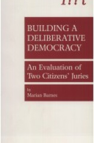 Cover of Building Deliberative Democracy