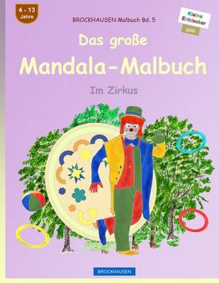 Book cover for BROCKHAUSEN Malbuch Bd. 5 - Das grosse Mandala-Malbuch