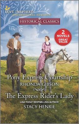 Book cover for Pony Express Courtship and the Express Rider's Lady