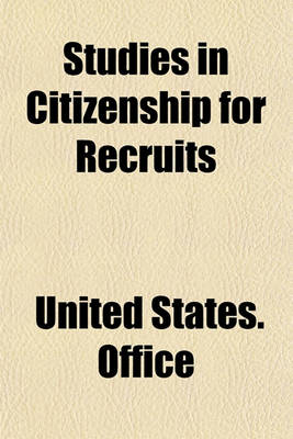 Book cover for Studies in Citizenship for Recruits