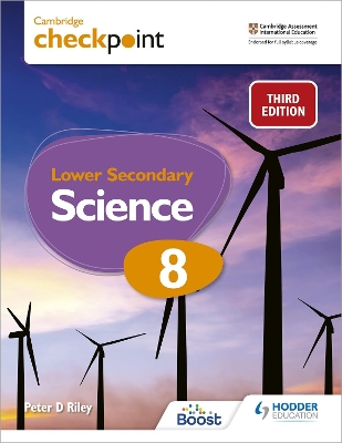 Book cover for Cambridge Checkpoint Lower Secondary Science Student's Book 8