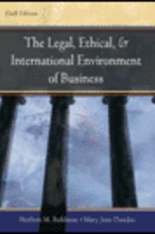 Cover of Legal Ethicl Intl Env Bus 6e