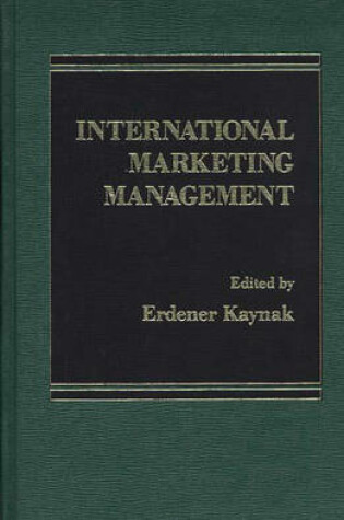 Cover of International Marketing Management