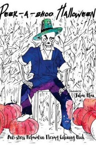 Cover of Peek-A-Boo Halloween Colouring Book