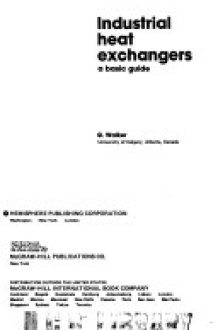 Cover of Industrial Heat Exchangers