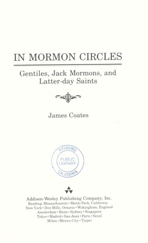 Book cover for In Mormon Circles