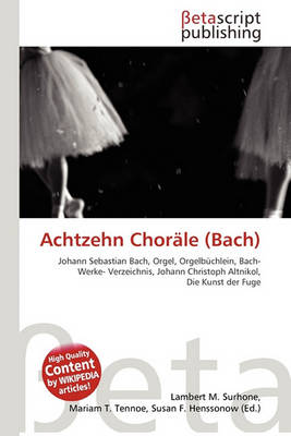 Cover of Achtzehn Chorale (Bach)