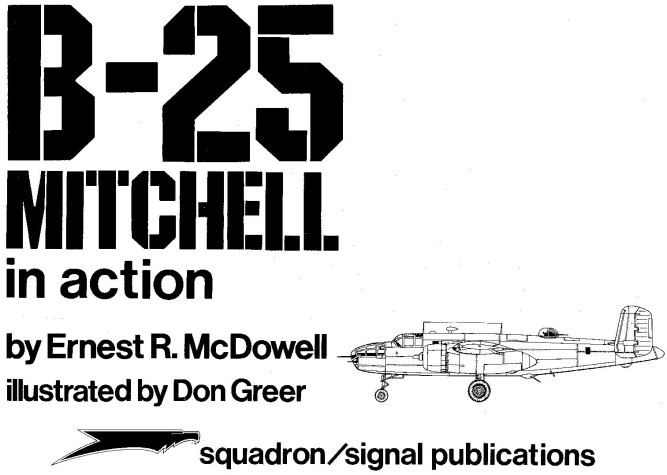 Cover of B-25 Mitchell in Action