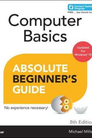 Cover of Computer Basics Absolute Beginner's Guide, Windows 10 Edition