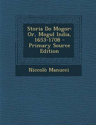 Book cover for Storia Do Mogor