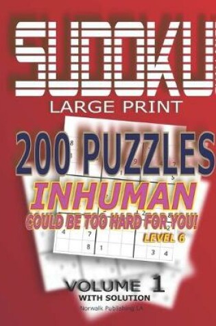 Cover of Sudoku Puzzles Inhuman