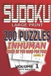 Book cover for Sudoku Puzzles Inhuman