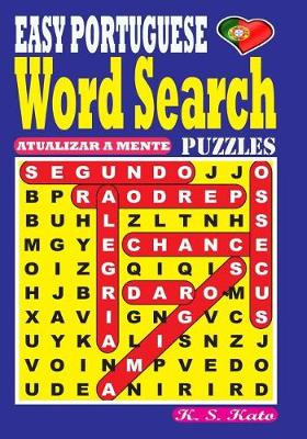 Book cover for EASY PORTUGUESE Word Search Puzzles