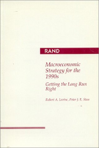 Book cover for Macroeconomic Strategy for the 1990s