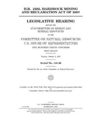 Cover of H.R. 2262