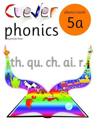 Book cover for TH QU CH AI R phonics book 5a