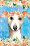 Book cover for Big Fat Bullet Style Journal Italian Greyhound In Flowers