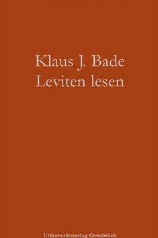 Cover of Leviten Lesen