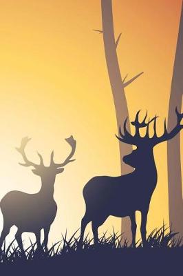 Book cover for Fall Stag King Notebook