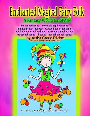 Book cover for Enchanted Magical Fairy Folk a Fantasy World for SPAIN