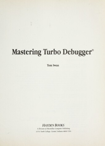 Book cover for Mastering Turbo Debugger