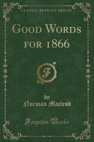 Cover of Good Words for 1866 (Classic Reprint)