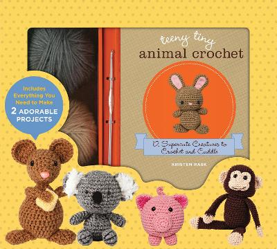Book cover for Teeny Tiny Animal Crochet