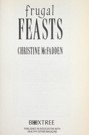 Cover of Frugal Feasts