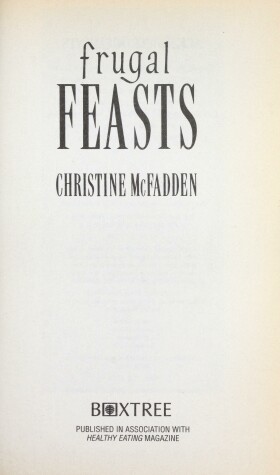 Book cover for Frugal Feasts