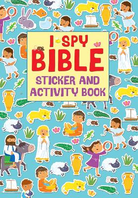 Book cover for I Spy Bible Sticker and Activity Book