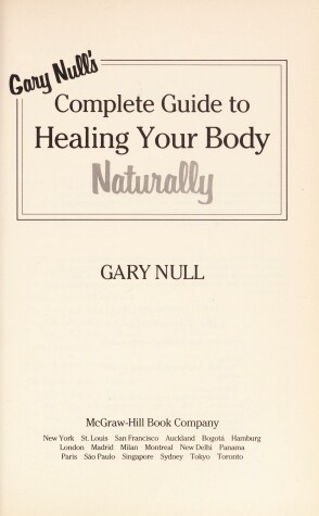 Book cover for Null - Gary Null Gde. Heal. Yr. Body Naturall