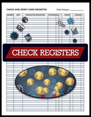 Book cover for Check and Debit Card Register, Check Registers