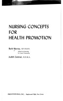 Book cover for Nursing Concepts for Health Promotion