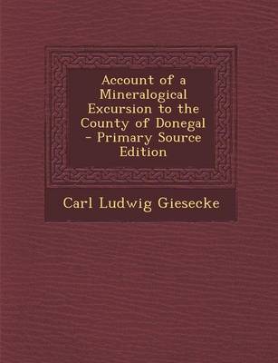 Book cover for Account of a Mineralogical Excursion to the County of Donegal