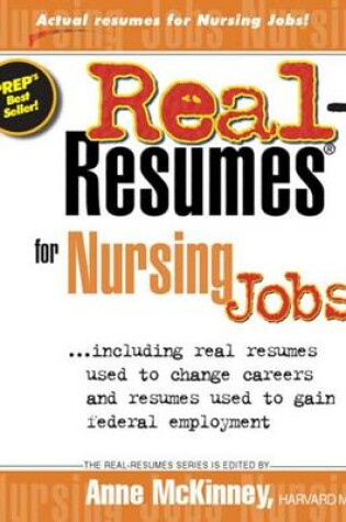 Cover of Real-Resumes for Nursing Jobs