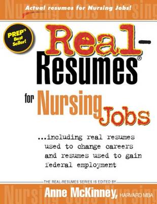 Book cover for Real-Resumes for Nursing Jobs