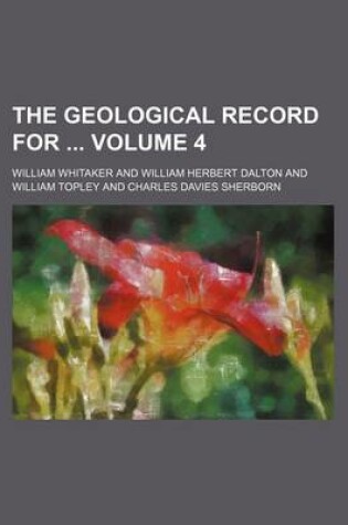 Cover of The Geological Record for Volume 4