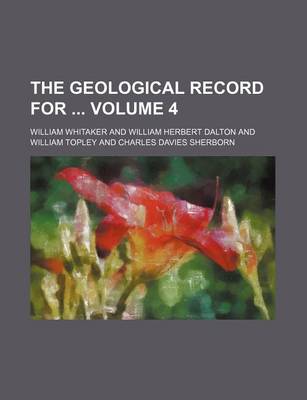 Book cover for The Geological Record for Volume 4