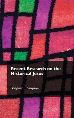 Cover of Recent Research on the Historical Jesus