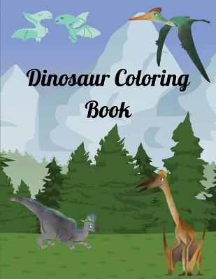 Book cover for Dinosaur Coloring Book