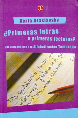 Book cover for Primeras Letras O Primeras Lecturas