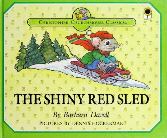 Book cover for The Shiny Red Sled
