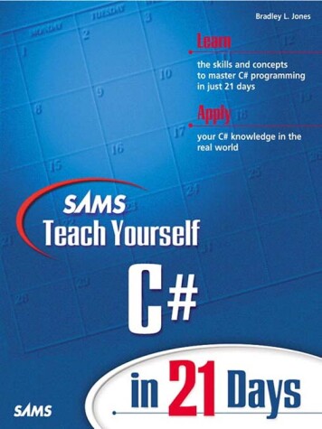 Book cover for Sams Teach Yourself C# in 21 Days