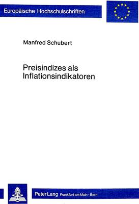 Cover of Preisindizes ALS Inflationsindikatoren