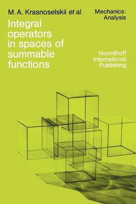 Cover of Integral operators in spaces of summable functions