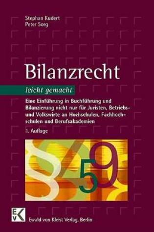 Cover of Bilanzrecht Leicht Gemacht