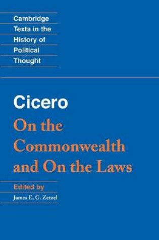 Cover of Cicero: On the Commonwealth and On the Laws