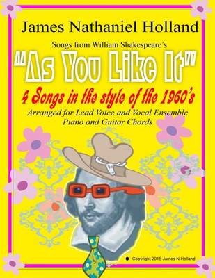 Book cover for As You Like It 4 Songs in the style of the 1960s